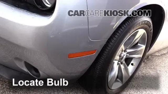 2015 Dodge Challenger SXT Plus 3.6L V6 FlexFuel Luces Luz de estacionamiento (reemplazar foco)